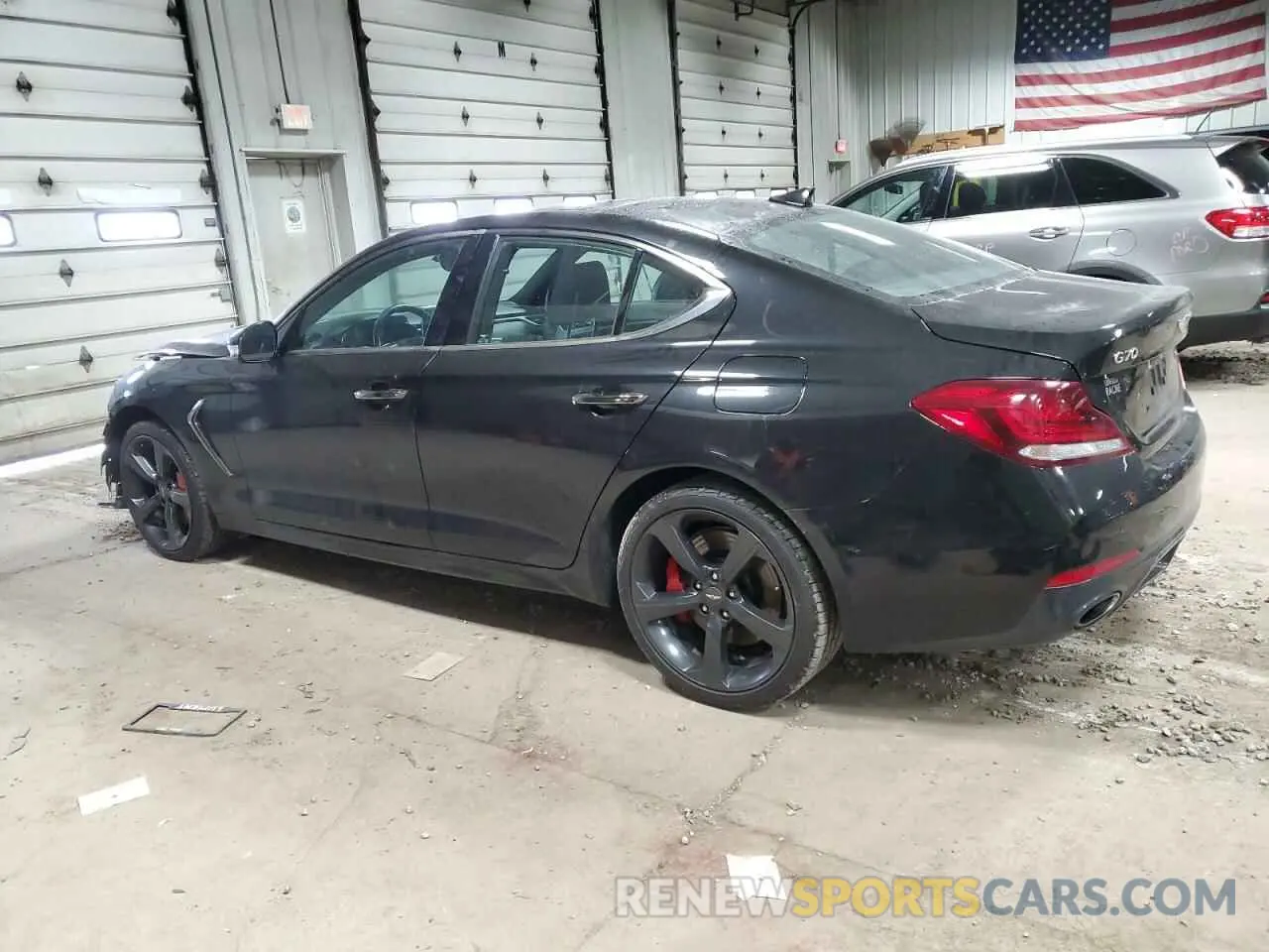 2 fotografías del automóvil dañado KMTG34LE9KU025478 GENESIS G70 2019