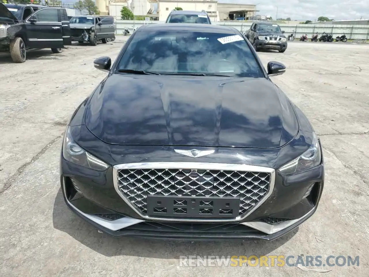 5 fotografías del automóvil dañado KMTG44LA0KU037450 GENESIS G70 2019