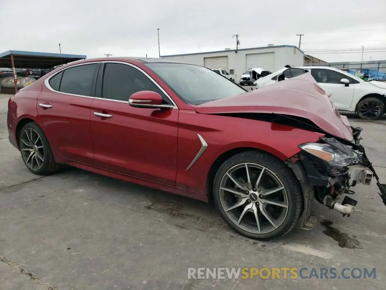 4 fotografías del automóvil dañado KMTG44LA4KU025687 GENESIS G70 2019