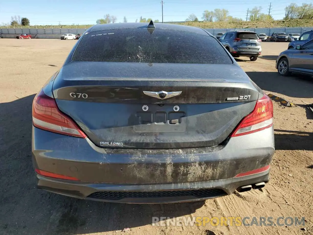 6 fotografías del automóvil dañado KMTG44LA5KU017839 GENESIS G70 2019