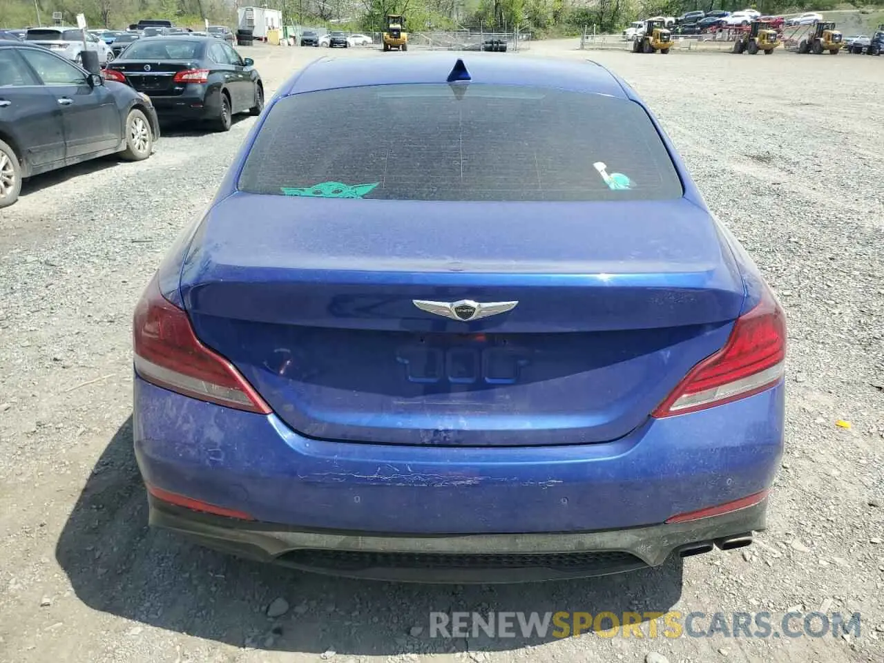 6 fotografías del automóvil dañado KMTG44LA5KU033135 GENESIS G70 2019