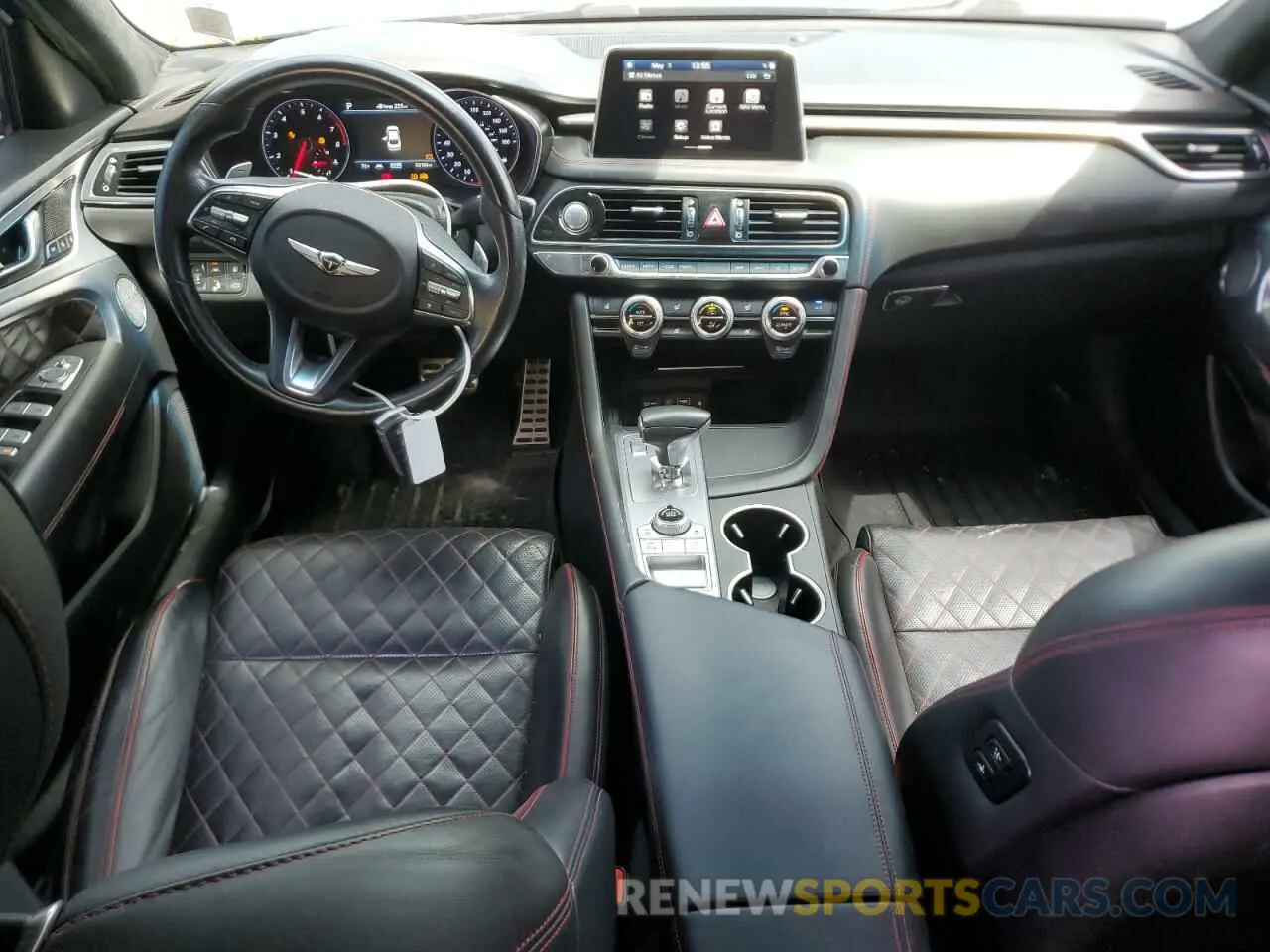 8 fotografías del automóvil dañado KMTG44LA5KU033135 GENESIS G70 2019