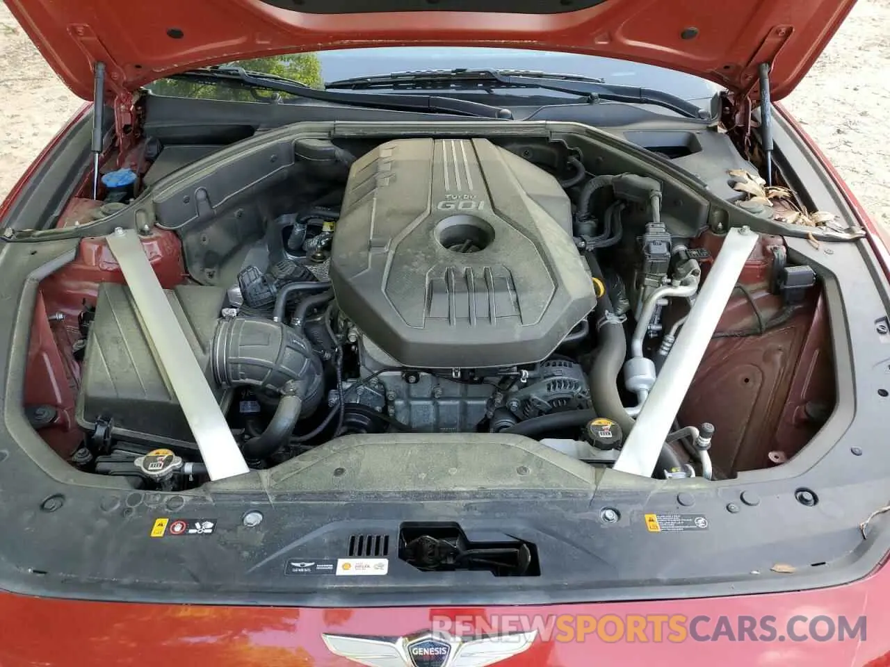 11 fotografías del automóvil dañado KMTG44LA8KU022646 GENESIS G70 2019