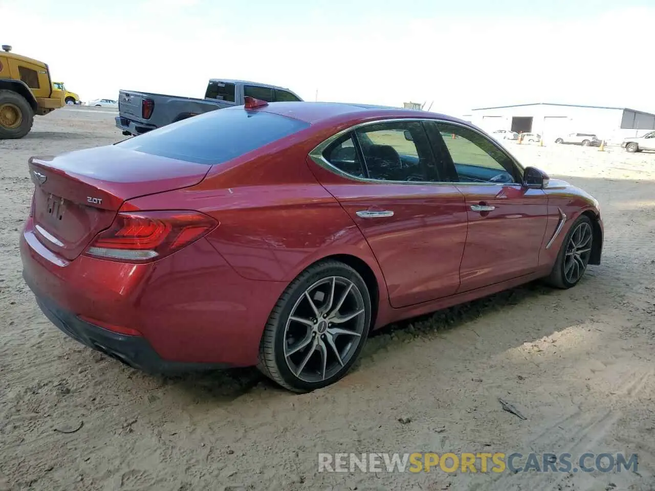 3 fotografías del automóvil dañado KMTG44LA8KU022646 GENESIS G70 2019