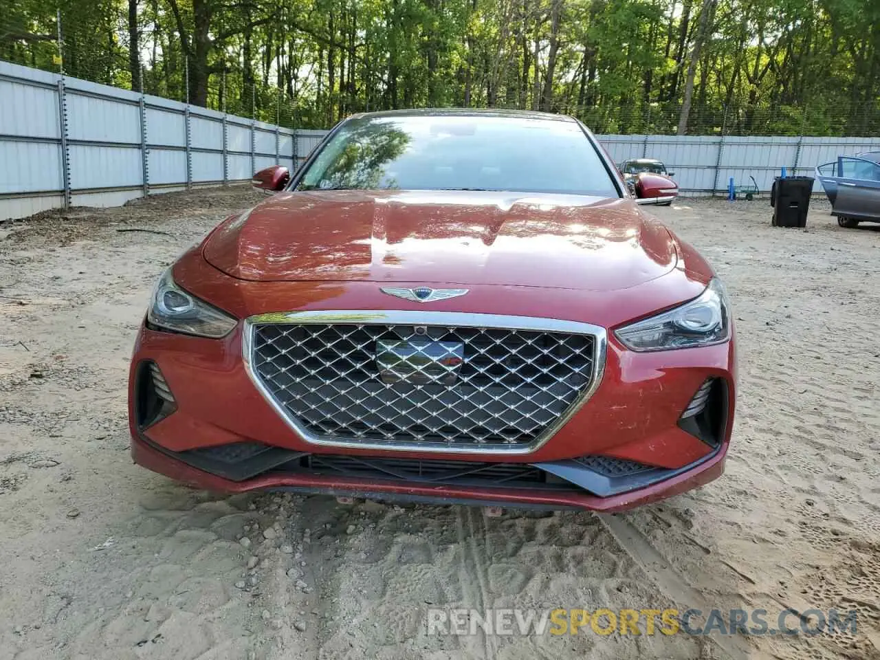5 fotografías del automóvil dañado KMTG44LA8KU022646 GENESIS G70 2019