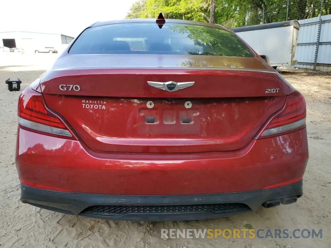 6 fotografías del automóvil dañado KMTG44LA8KU022646 GENESIS G70 2019