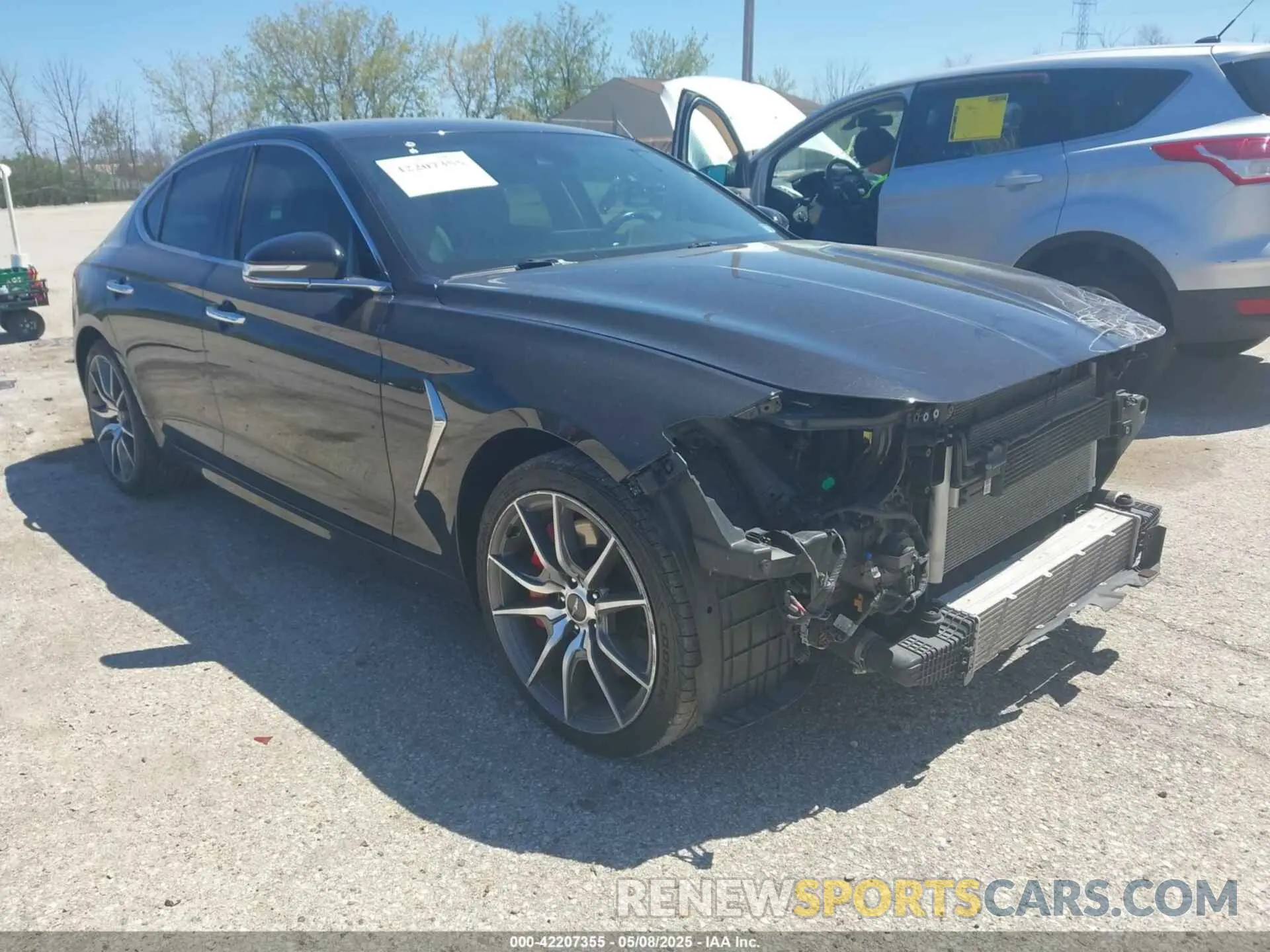 1 fotografías del automóvil dañado KMTG54LE3KU017600 GENESIS G70 2019