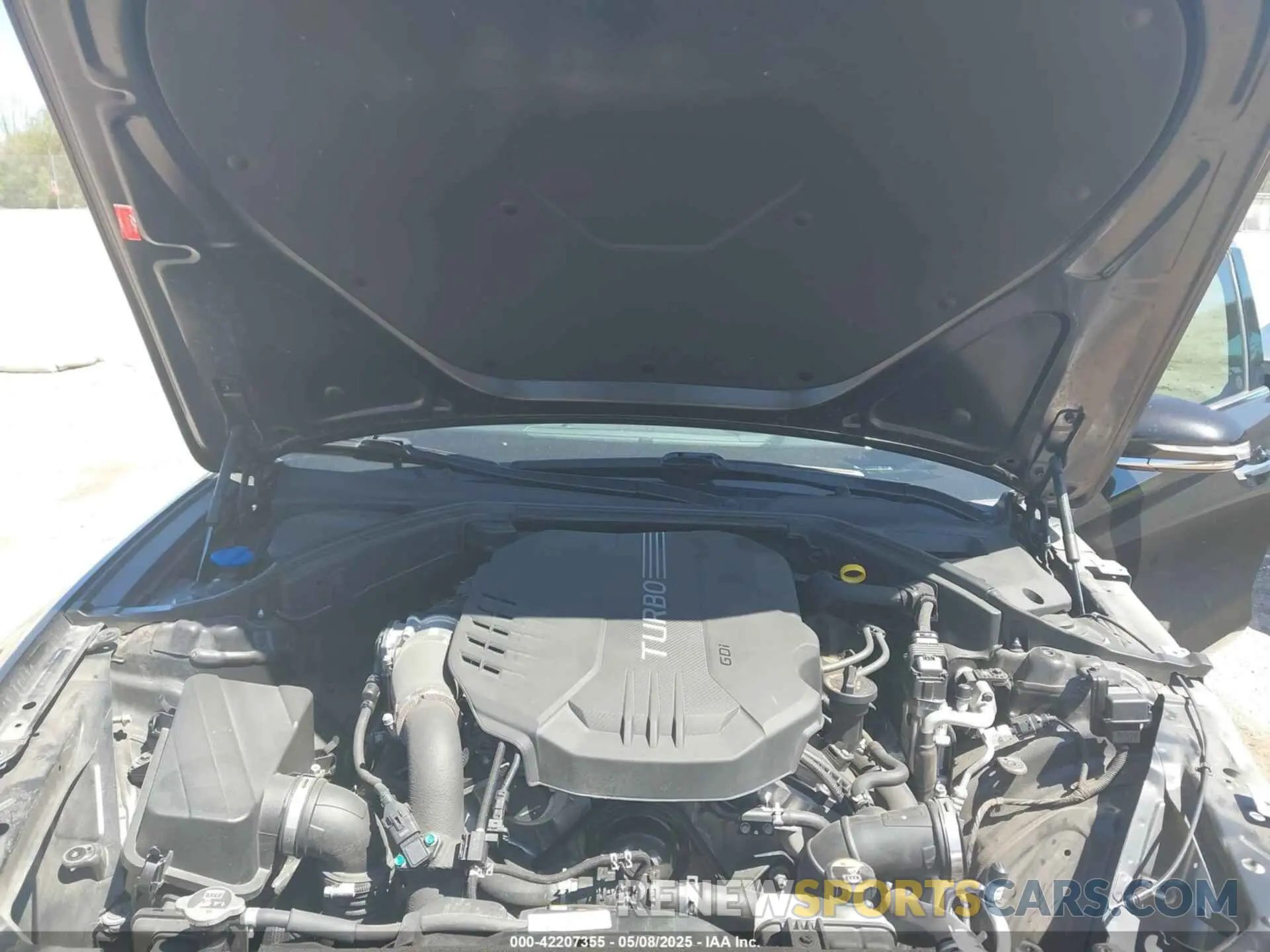 10 fotografías del automóvil dañado KMTG54LE3KU017600 GENESIS G70 2019