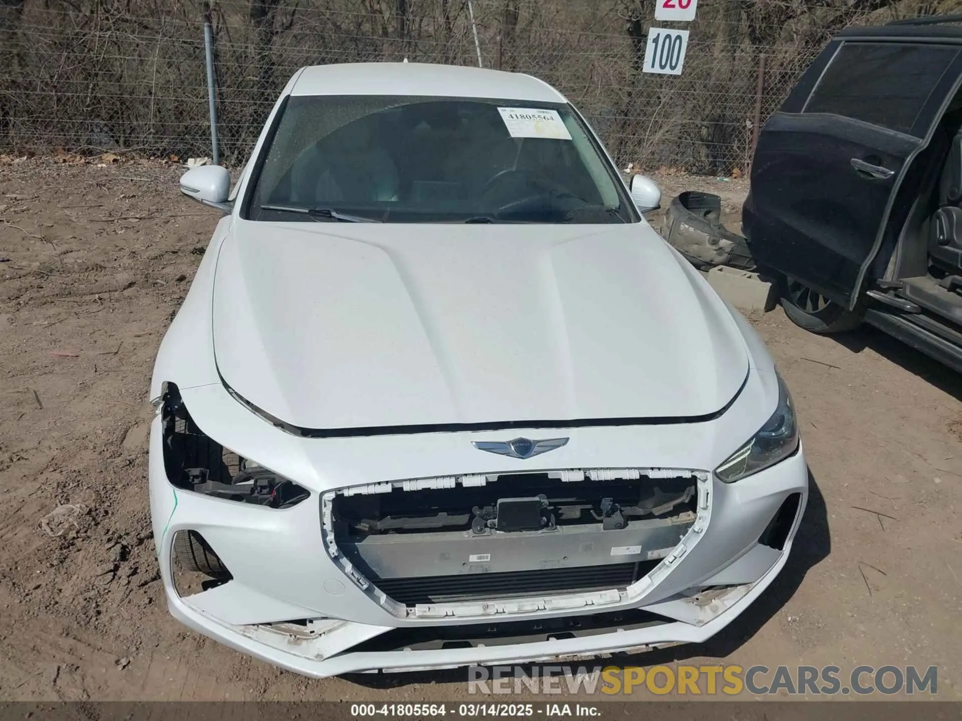 6 fotografías del automóvil dañado KMTG54LE7KU035128 GENESIS G70 2019