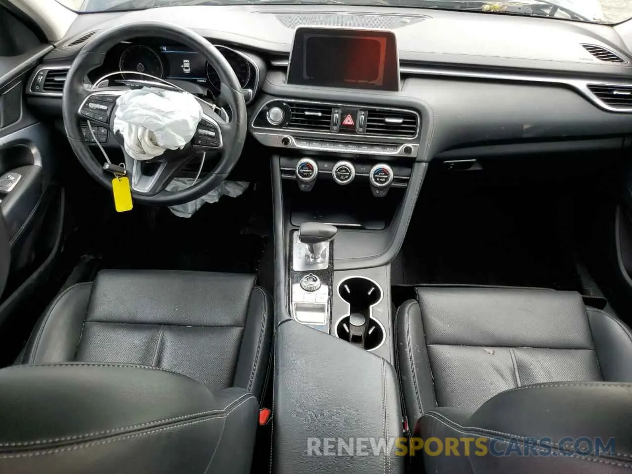 8 fotografías del automóvil dañado KMTG64LA6KU015298 GENESIS G70 2019