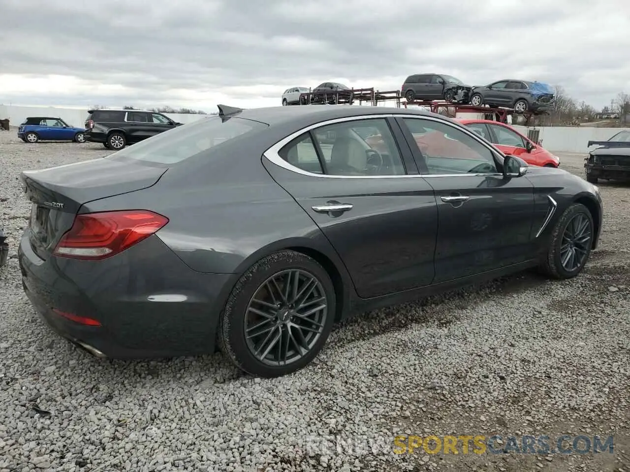 3 fotografías del automóvil dañado KMTG64LA9KU036260 GENESIS G70 2019