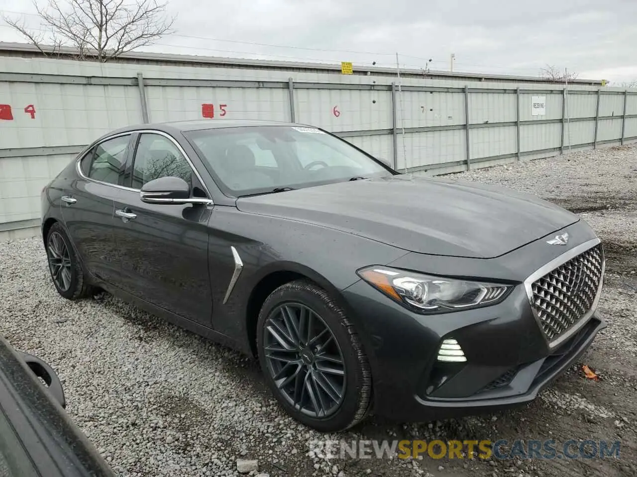4 fotografías del automóvil dañado KMTG64LA9KU036260 GENESIS G70 2019