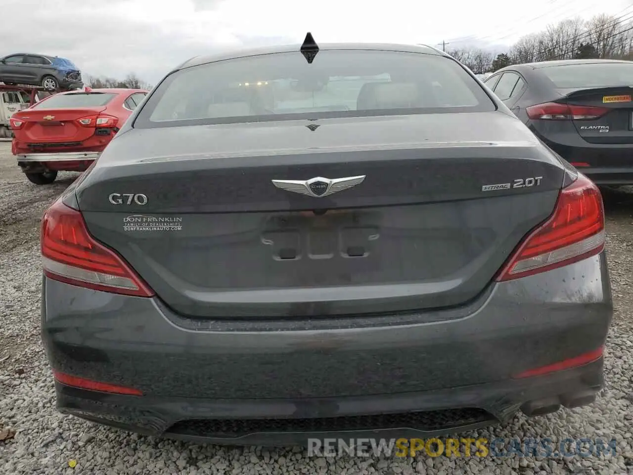 6 fotografías del automóvil dañado KMTG64LA9KU036260 GENESIS G70 2019