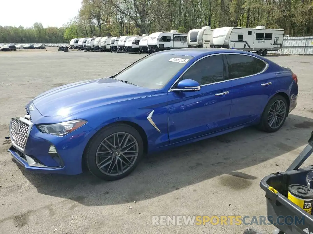 1 fotografías del automóvil dañado KMTG64LAXKU043847 GENESIS G70 2019
