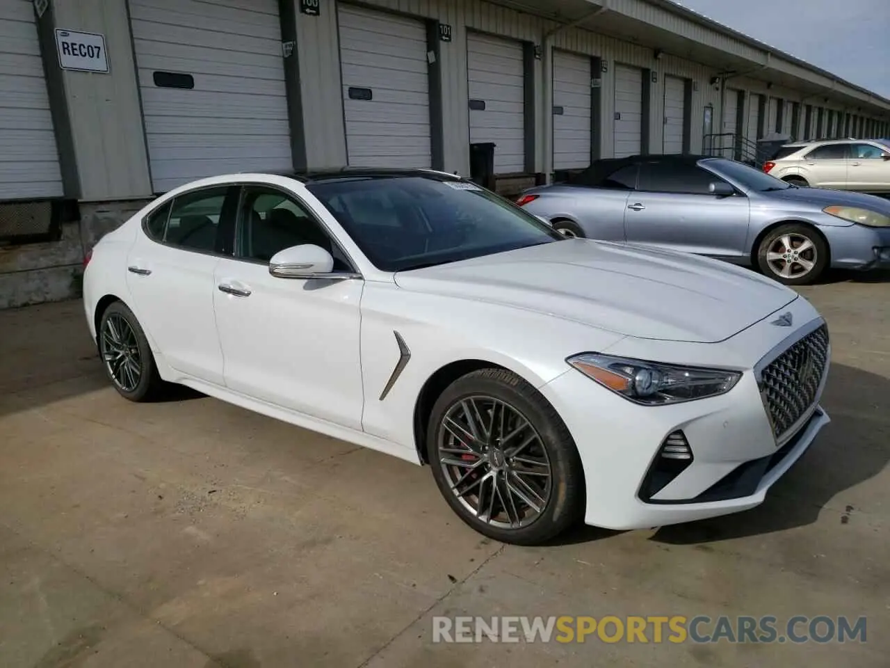 4 fotografías del automóvil dañado KMTG74LE1KU030470 GENESIS G70 2019
