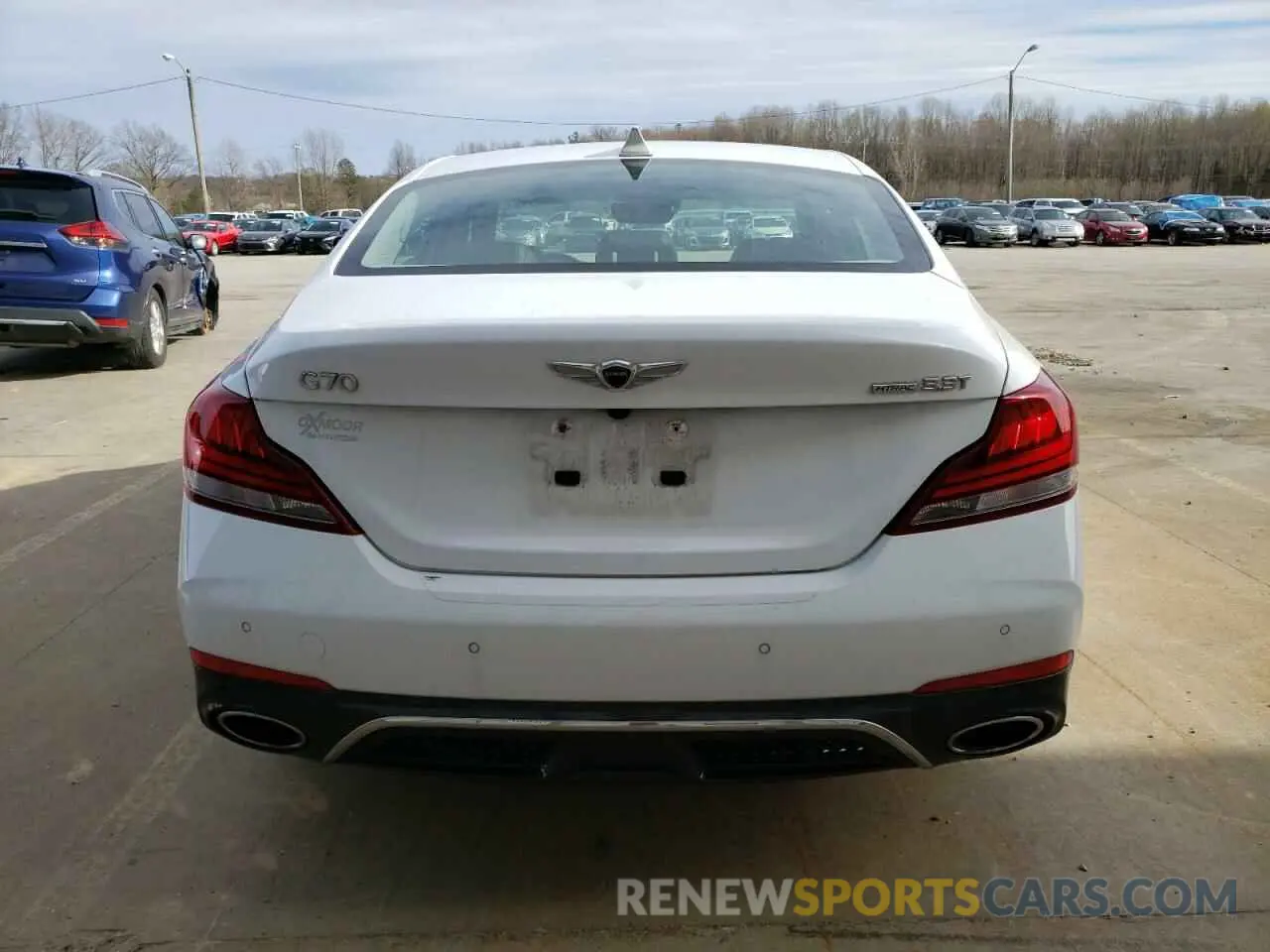 6 fotografías del automóvil dañado KMTG74LE1KU030470 GENESIS G70 2019