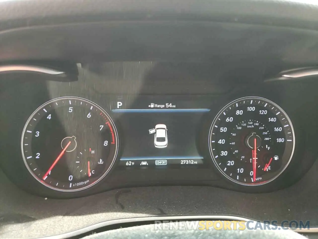 9 fotografías del automóvil dañado KMTG74LE1KU030470 GENESIS G70 2019