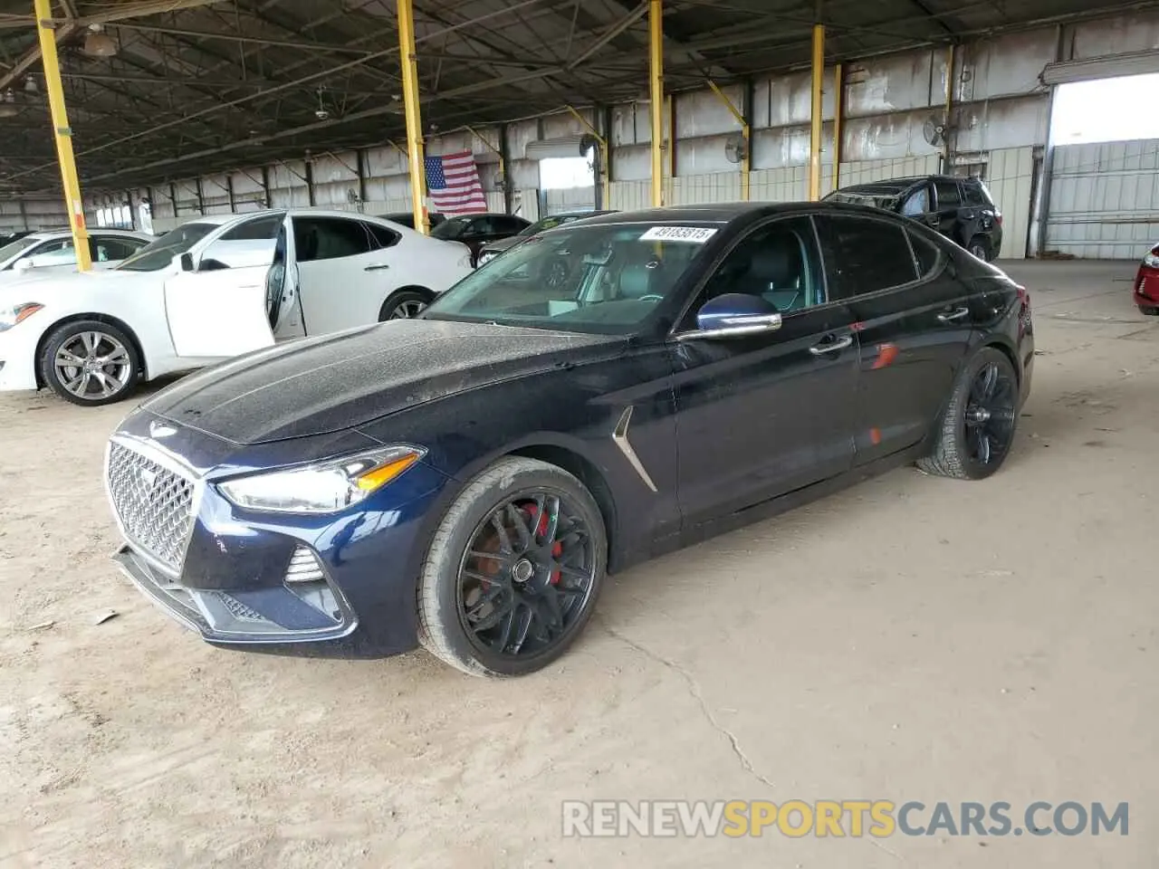 1 fotografías del automóvil dañado KMTG74LE3KU034312 GENESIS G70 2019
