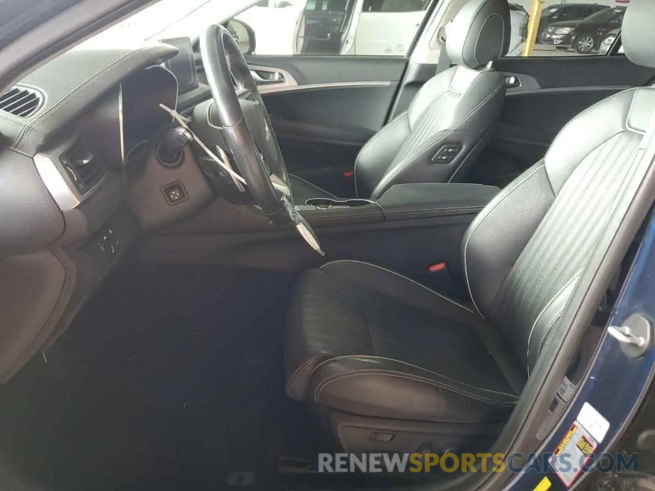 7 fotografías del automóvil dañado KMTG74LE3KU034312 GENESIS G70 2019