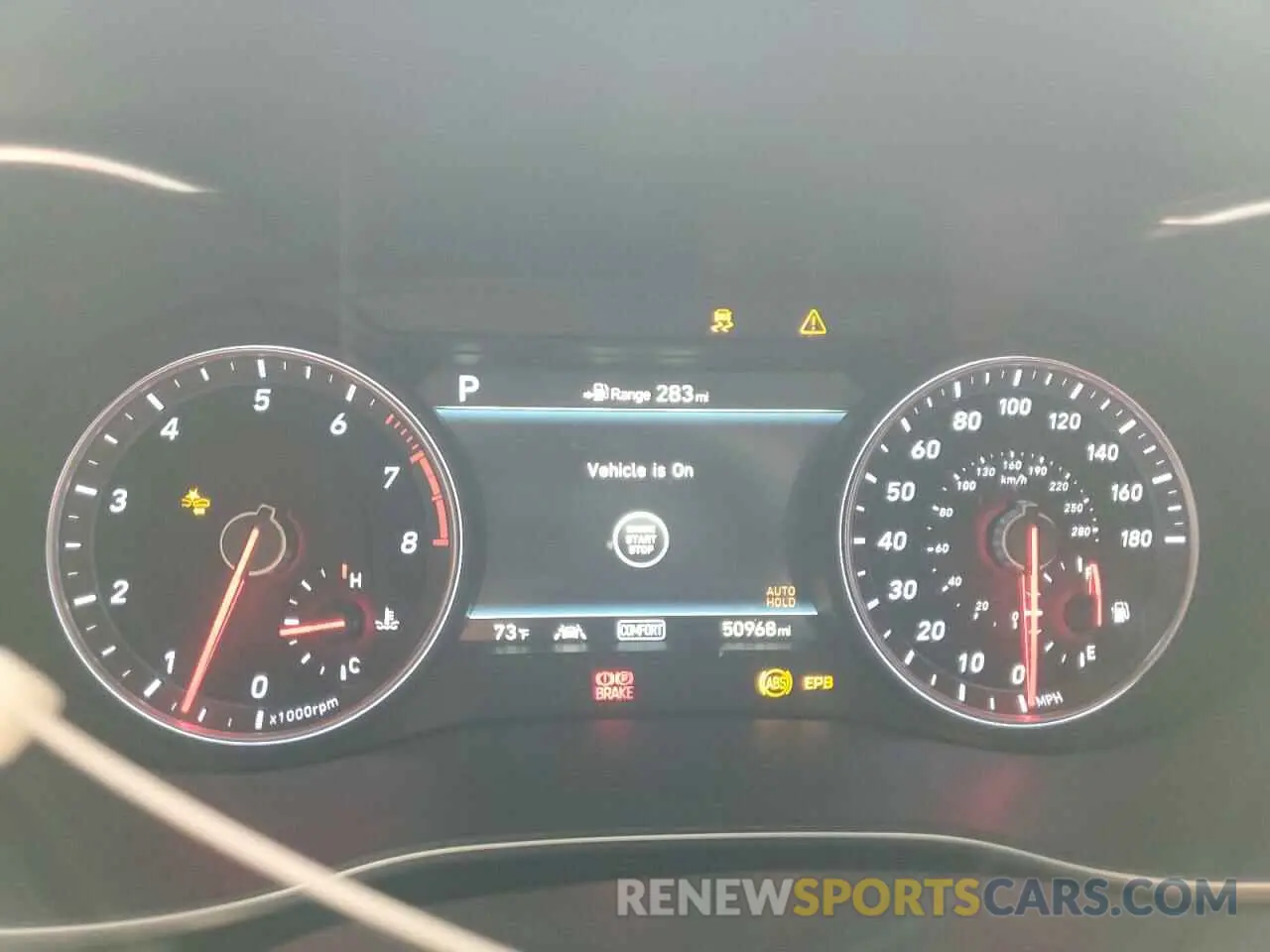 9 fotografías del automóvil dañado KMTG74LE3KU034312 GENESIS G70 2019