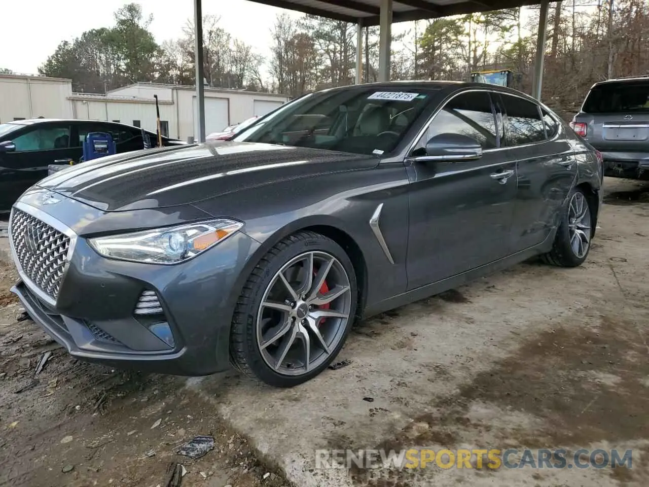 1 fotografías del automóvil dañado KMTG74LE6KU024096 GENESIS G70 2019