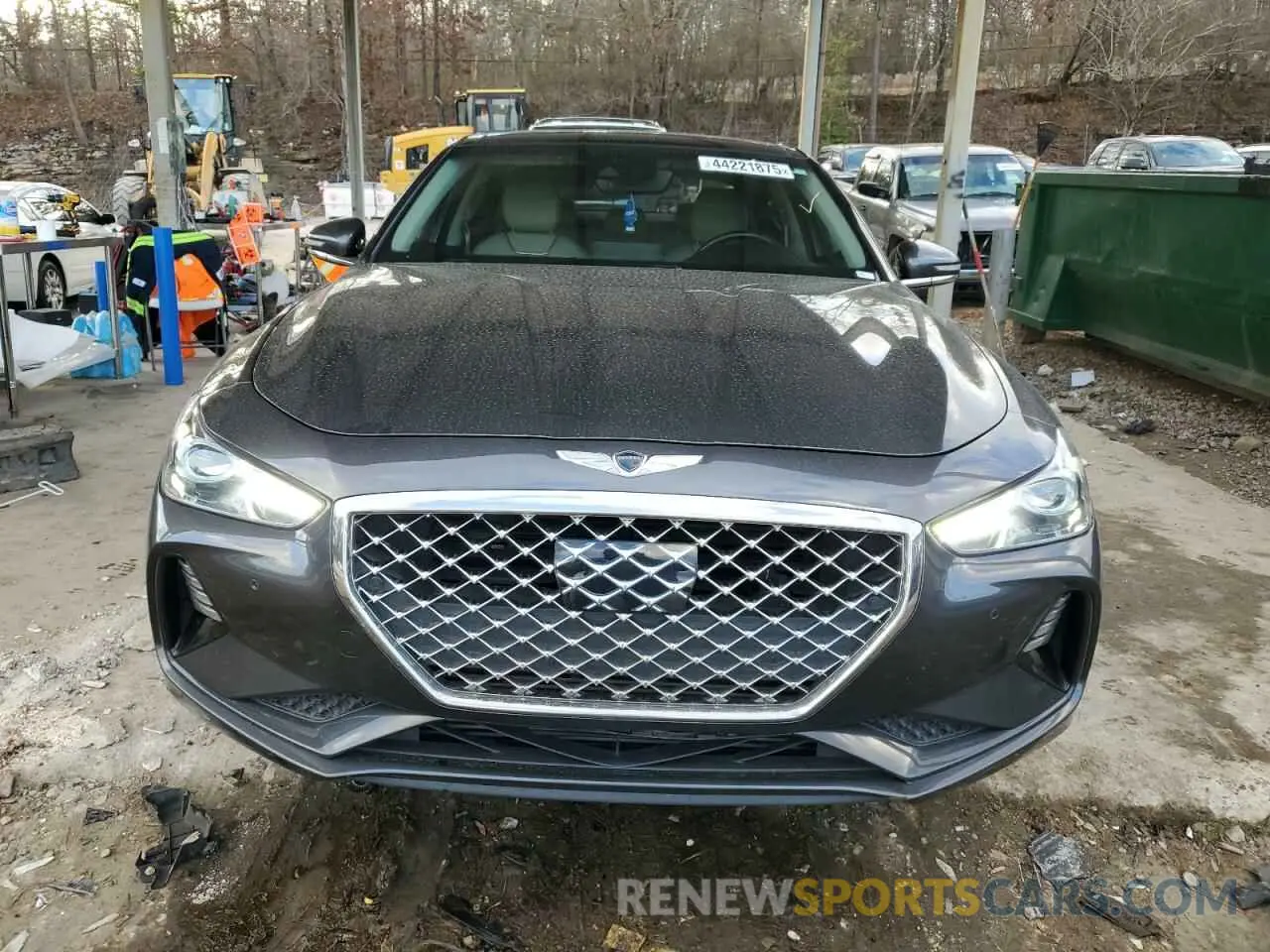 5 fotografías del automóvil dañado KMTG74LE6KU024096 GENESIS G70 2019