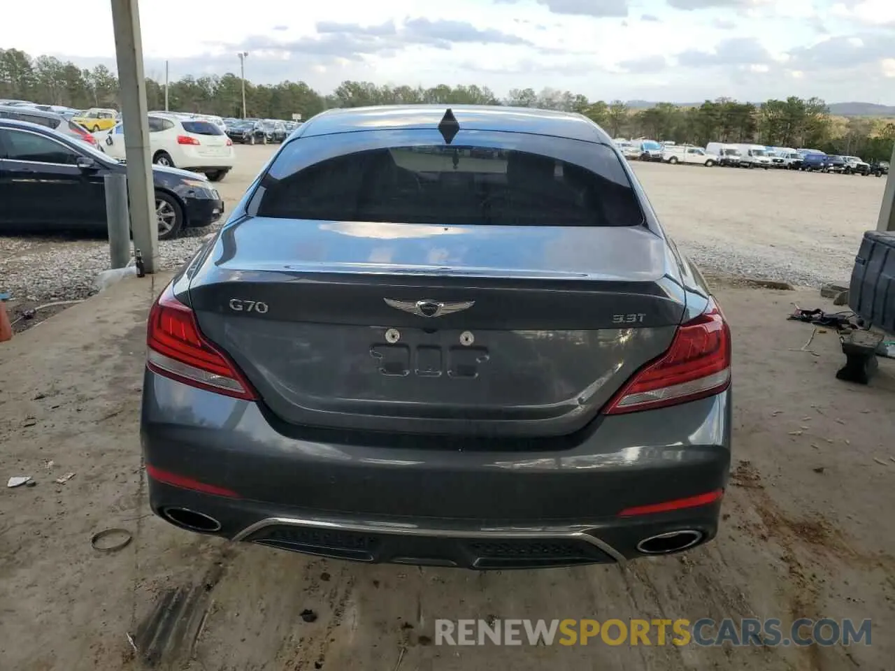 6 fotografías del automóvil dañado KMTG74LE6KU024096 GENESIS G70 2019