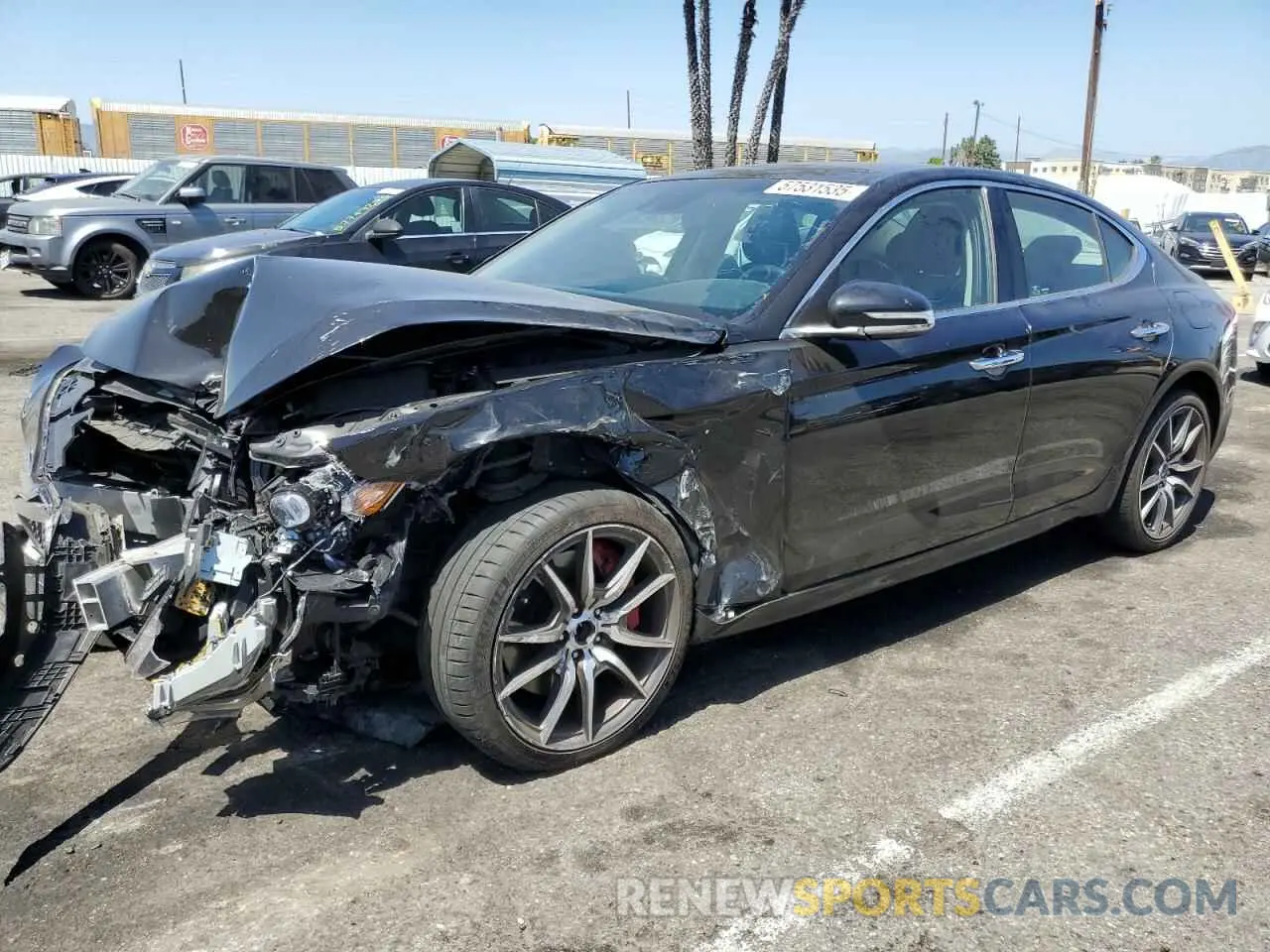 1 fotografías del automóvil dañado KMTG74LE7KU034474 GENESIS G70 2019
