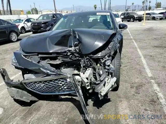 13 fotografías del automóvil dañado KMTG74LE7KU034474 GENESIS G70 2019