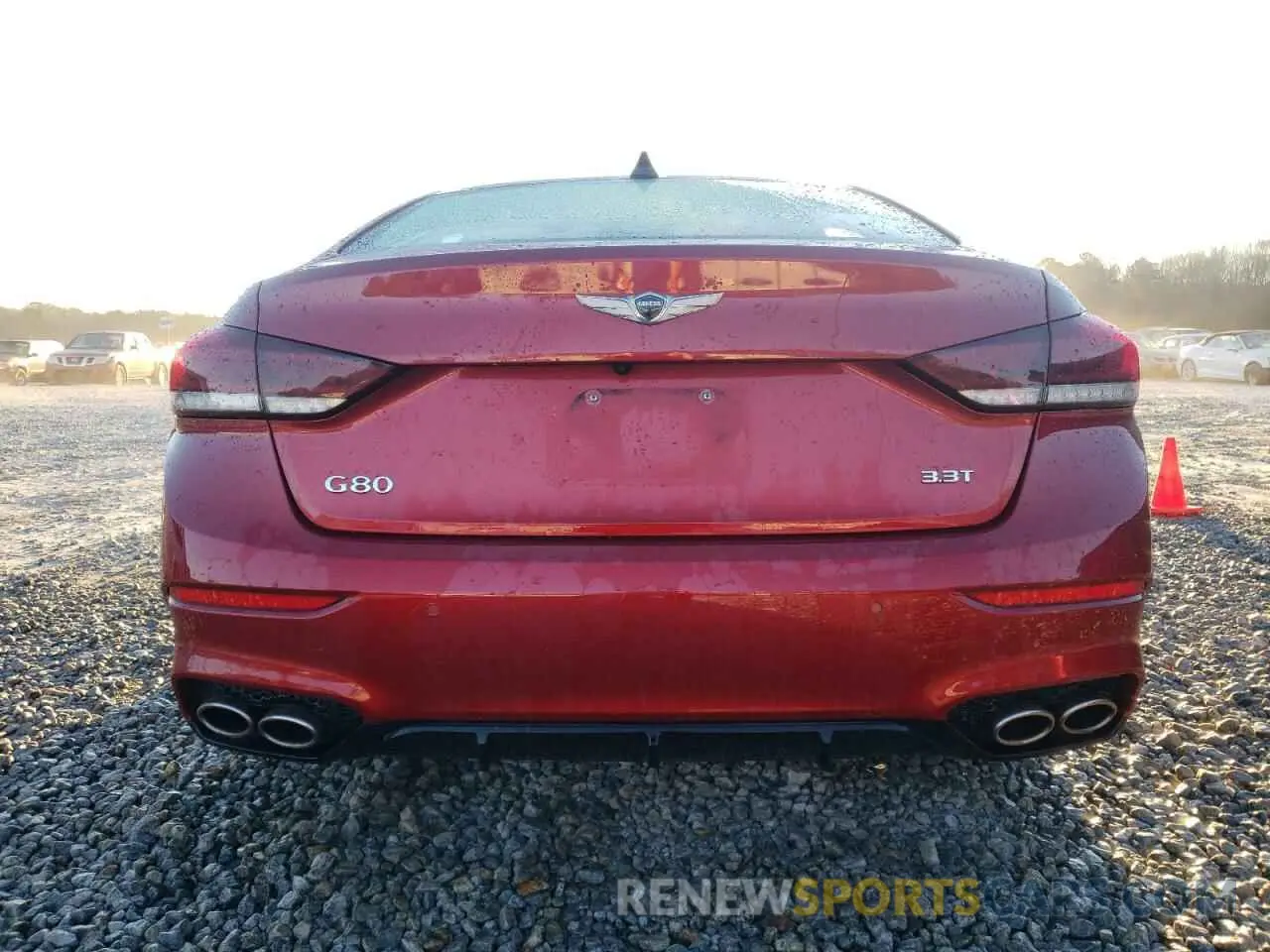 6 fotografías del automóvil dañado KMTFN4JB1LU339187 GENESIS G70 2020