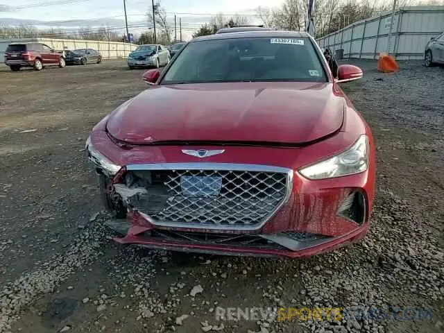 10 fotografías del automóvil dañado KMTG34LA0LU056732 GENESIS G70 2020