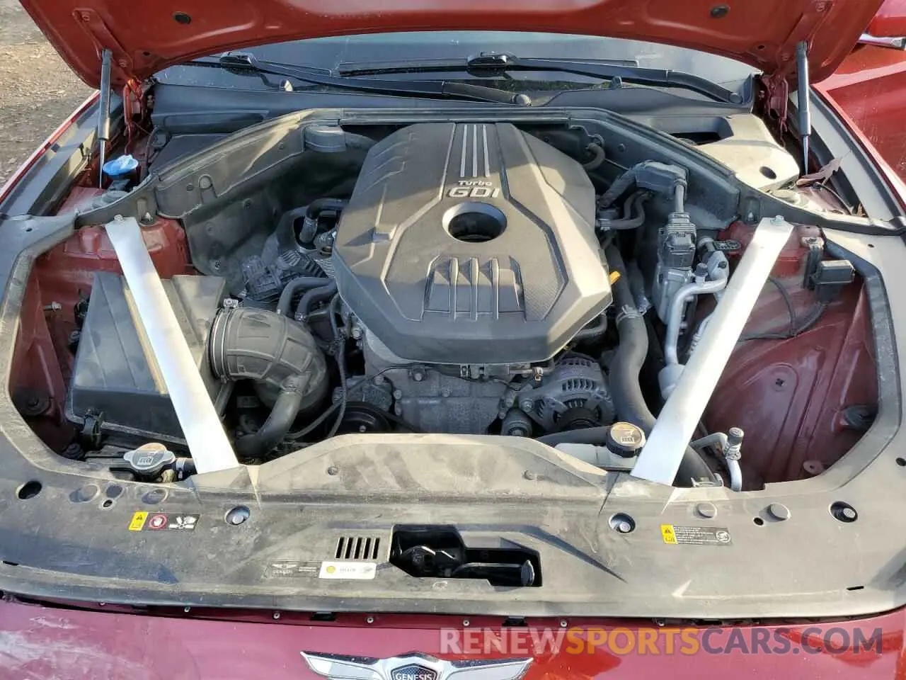 13 fotografías del automóvil dañado KMTG34LA0LU056732 GENESIS G70 2020