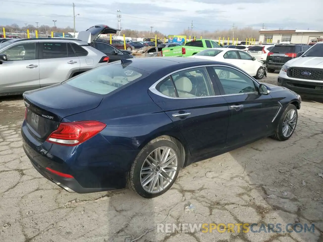 3 fotografías del automóvil dañado KMTG34LA1LU059770 GENESIS G70 2020