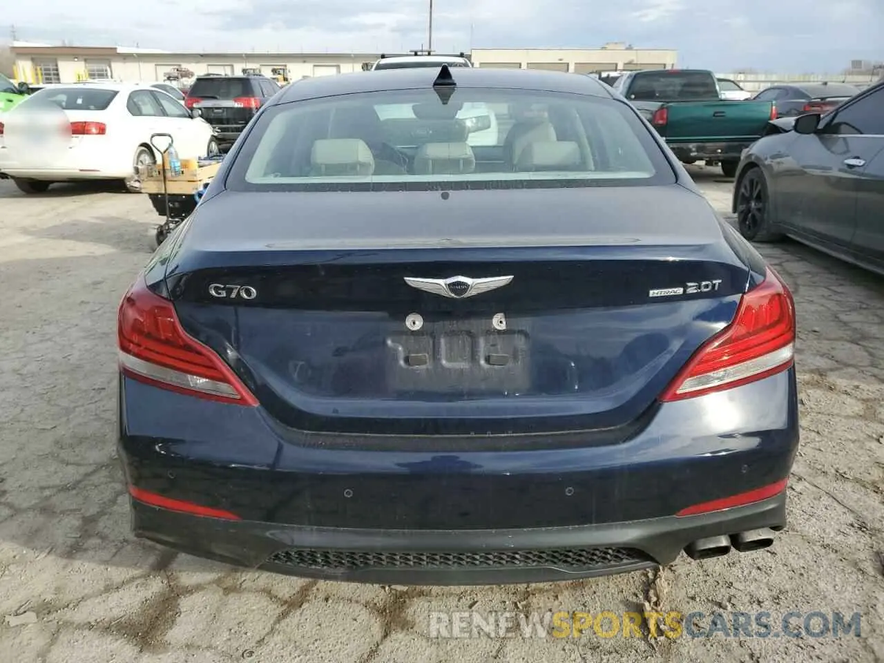 6 fotografías del automóvil dañado KMTG34LA1LU059770 GENESIS G70 2020
