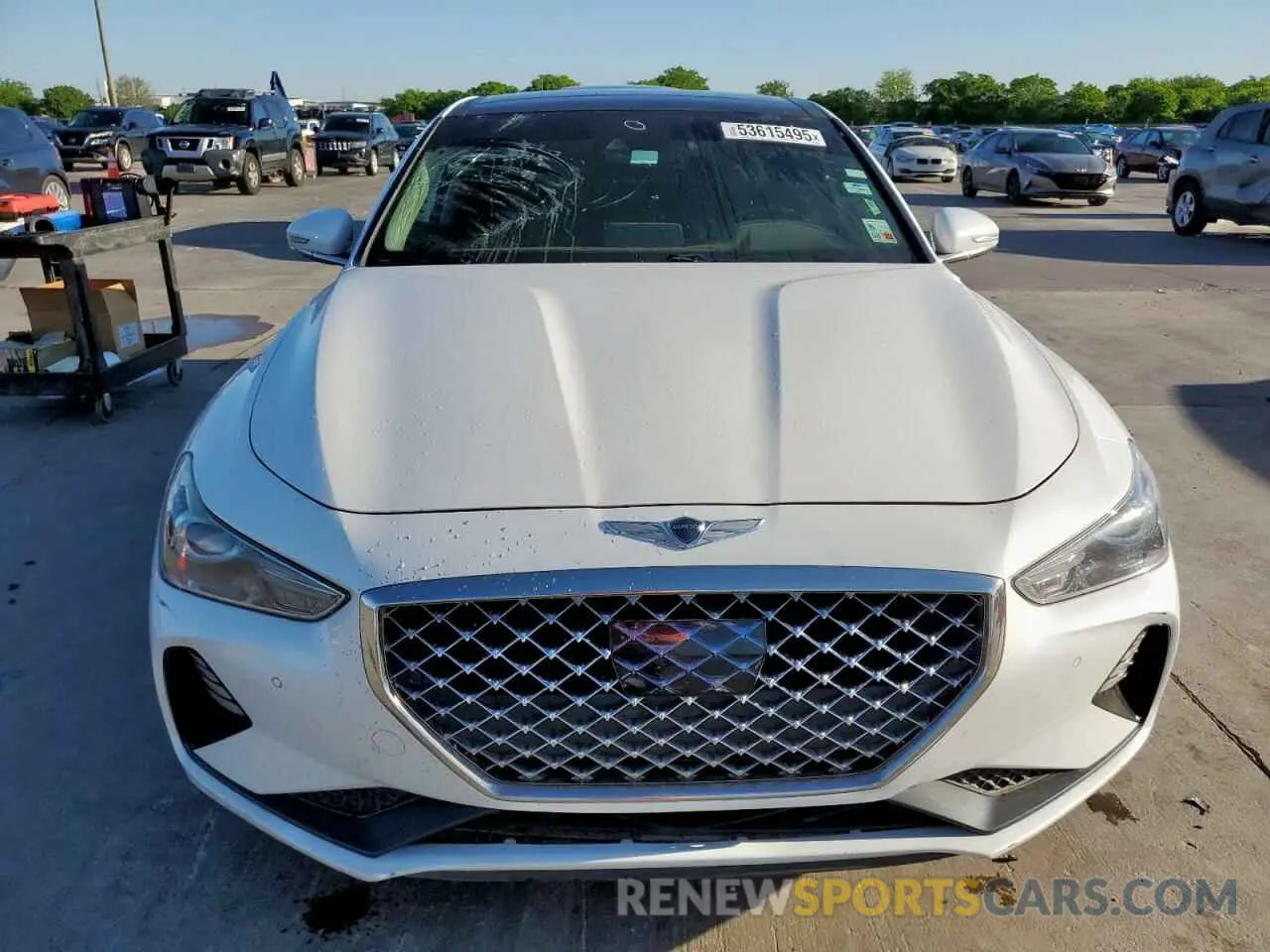 5 fotografías del automóvil dañado KMTG34LA1LU063284 GENESIS G70 2020