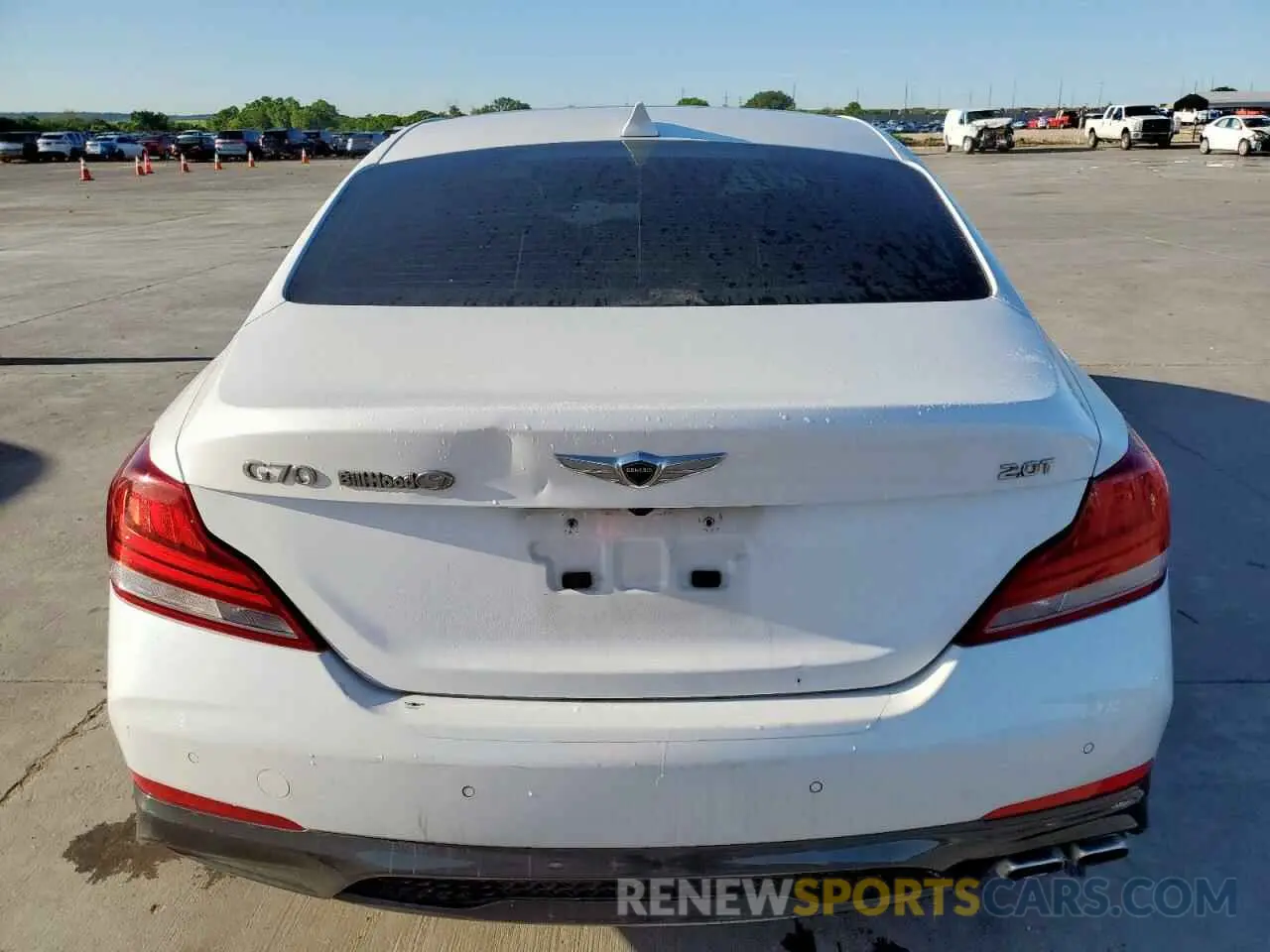 6 fotografías del automóvil dañado KMTG34LA1LU063284 GENESIS G70 2020