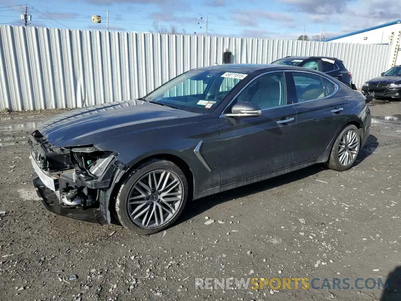 1 fotografías del automóvil dañado KMTG34LA2LU046543 GENESIS G70 2020