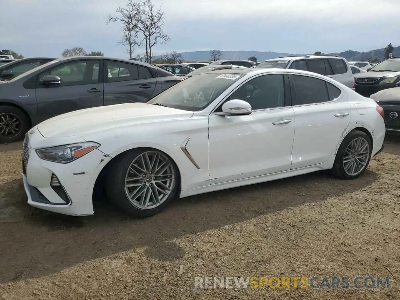 1 fotografías del automóvil dañado KMTG34LA3LU055977 GENESIS G70 2020