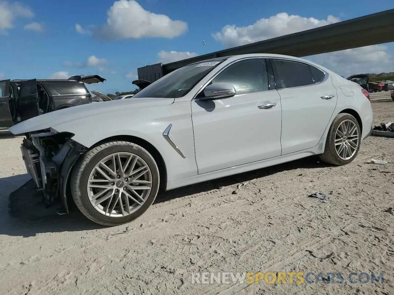 1 fotografías del automóvil dañado KMTG34LA9LU046717 GENESIS G70 2020
