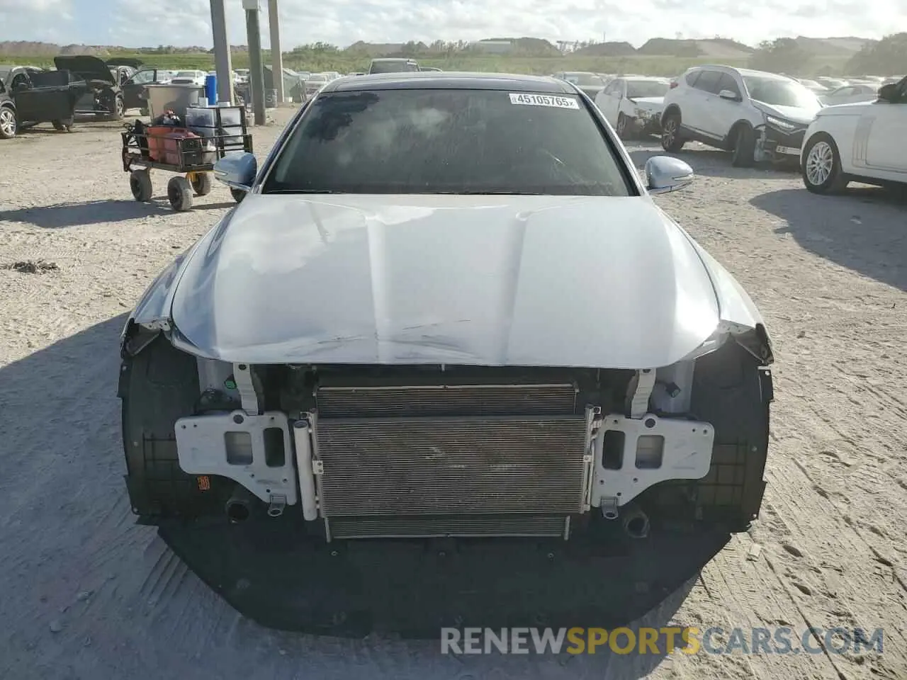 5 fotografías del automóvil dañado KMTG34LA9LU046717 GENESIS G70 2020