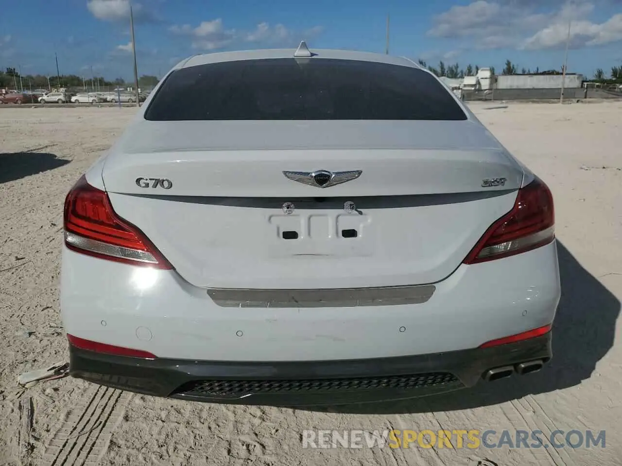 6 fotografías del automóvil dañado KMTG34LA9LU046717 GENESIS G70 2020