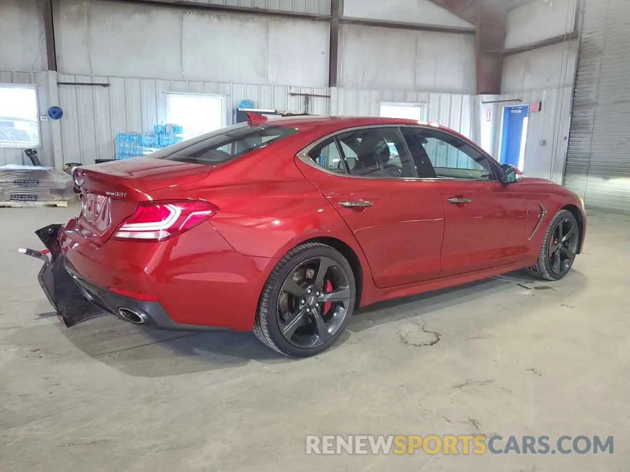3 fotografías del automóvil dañado KMTG34LE0LU051663 GENESIS G70 2020