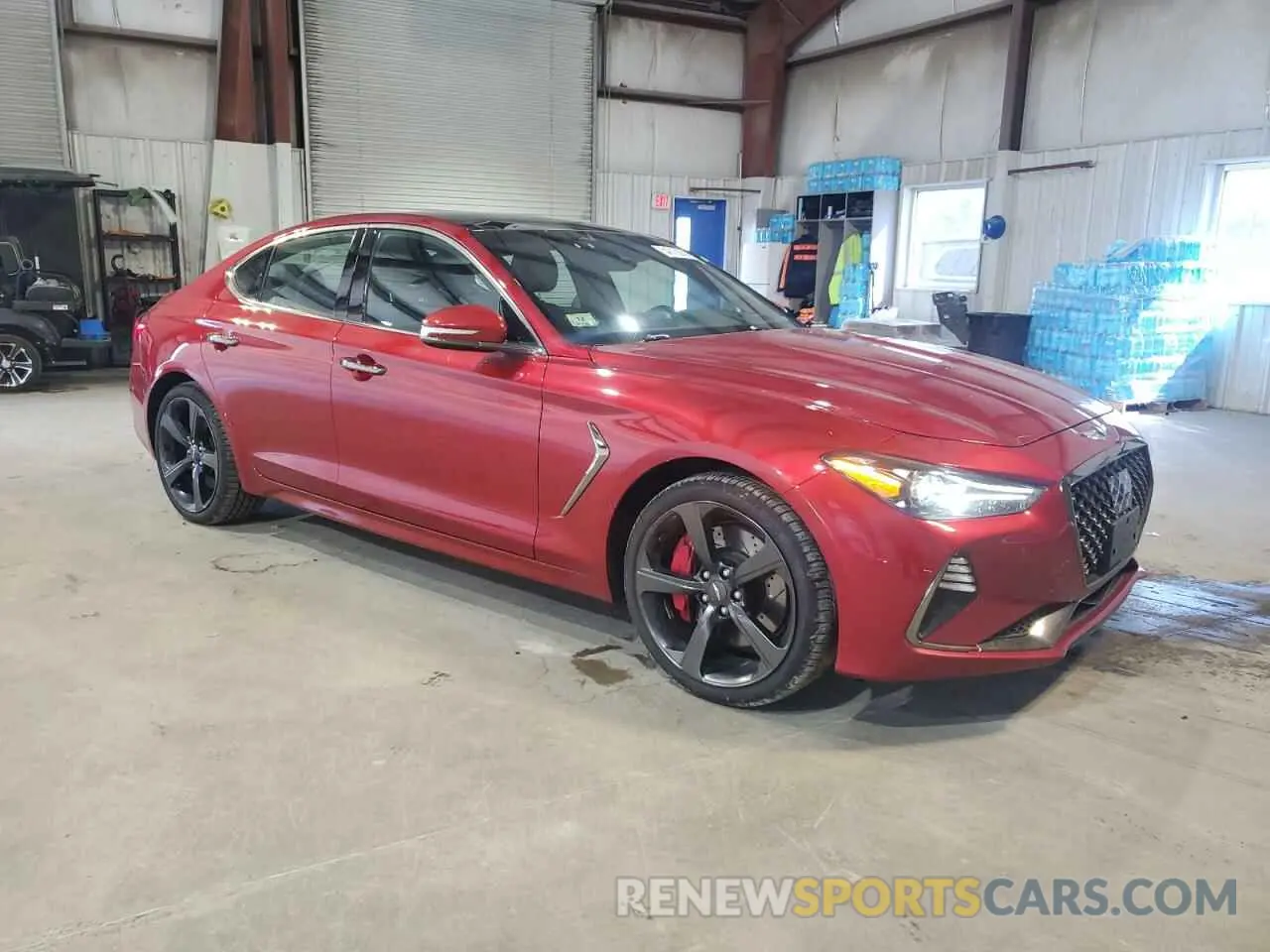 4 fotografías del automóvil dañado KMTG34LE0LU051663 GENESIS G70 2020