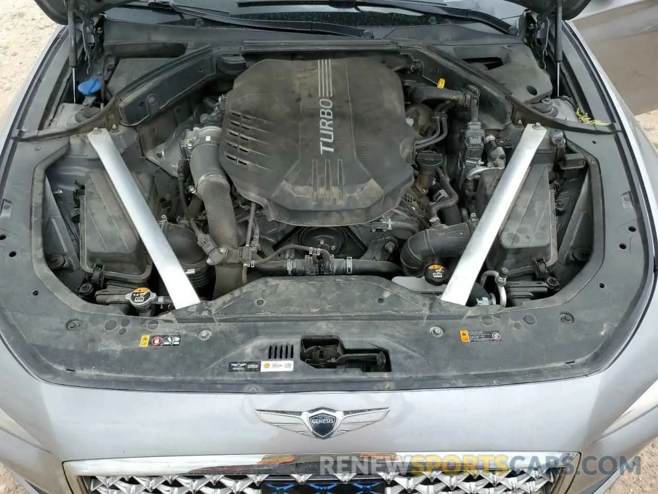 11 fotografías del automóvil dañado KMTG34LE2LU063944 GENESIS G70 2020