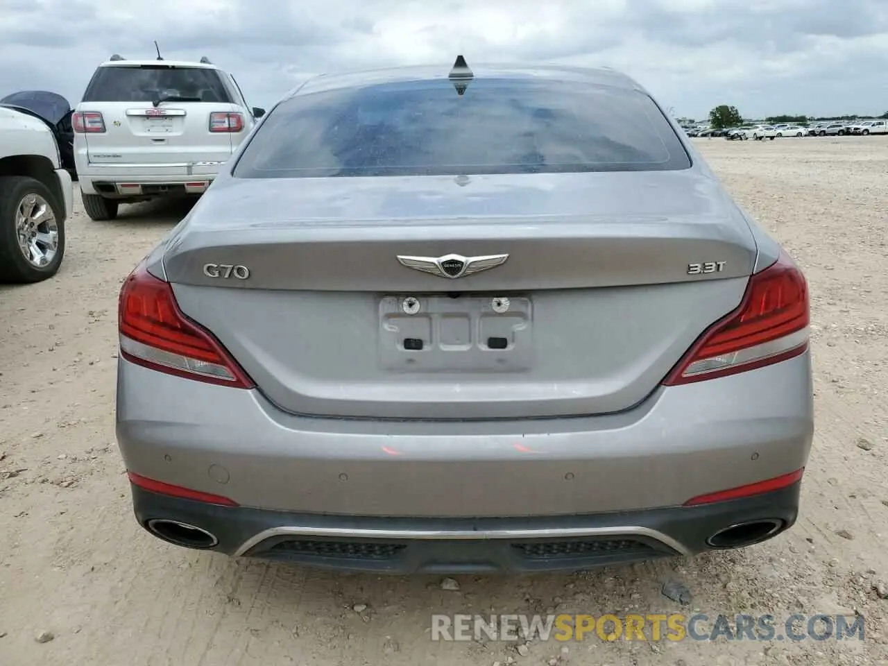 6 fotografías del automóvil dañado KMTG34LE2LU063944 GENESIS G70 2020
