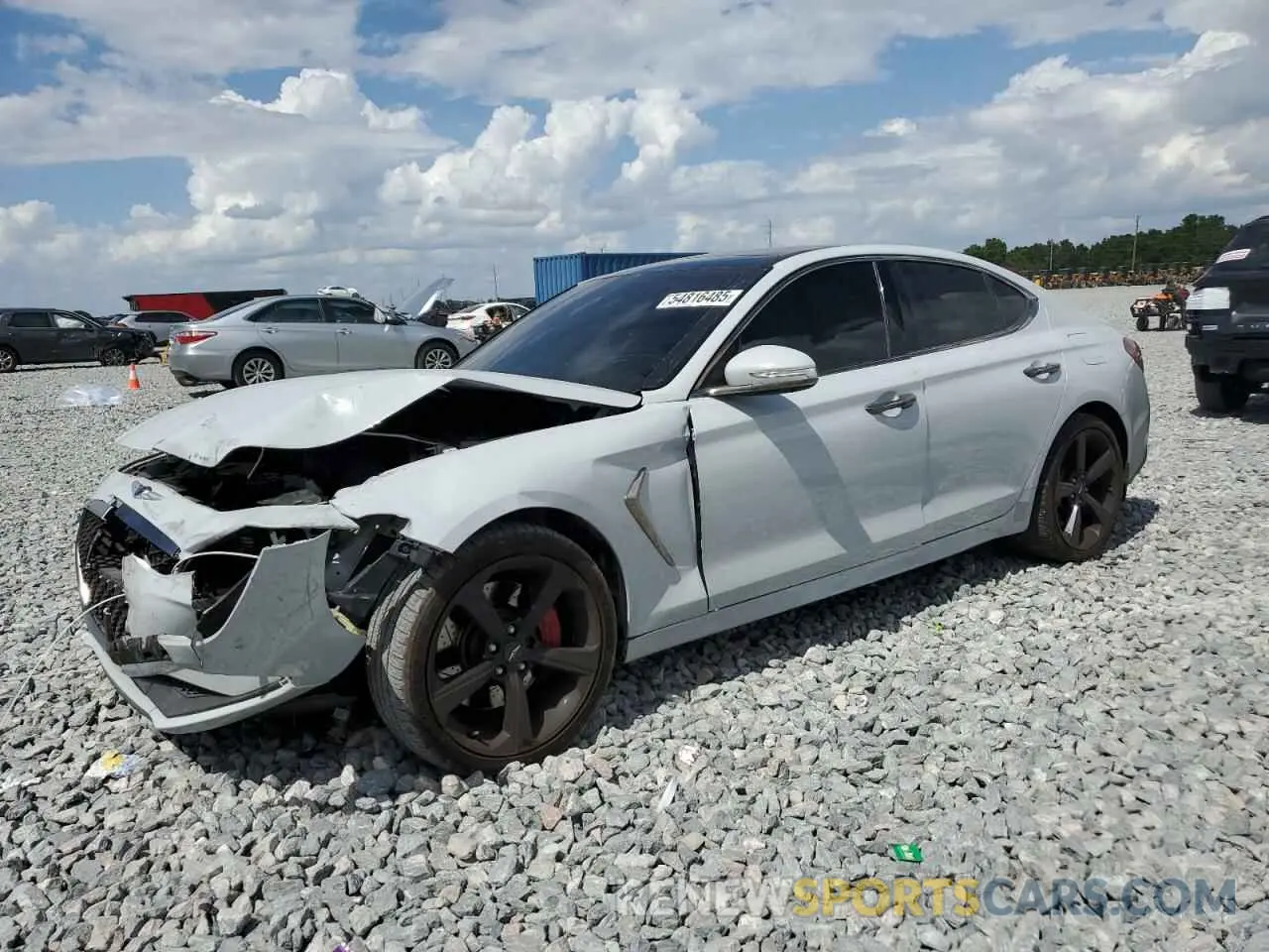 1 fotografías del automóvil dañado KMTG34LE7LU049070 GENESIS G70 2020