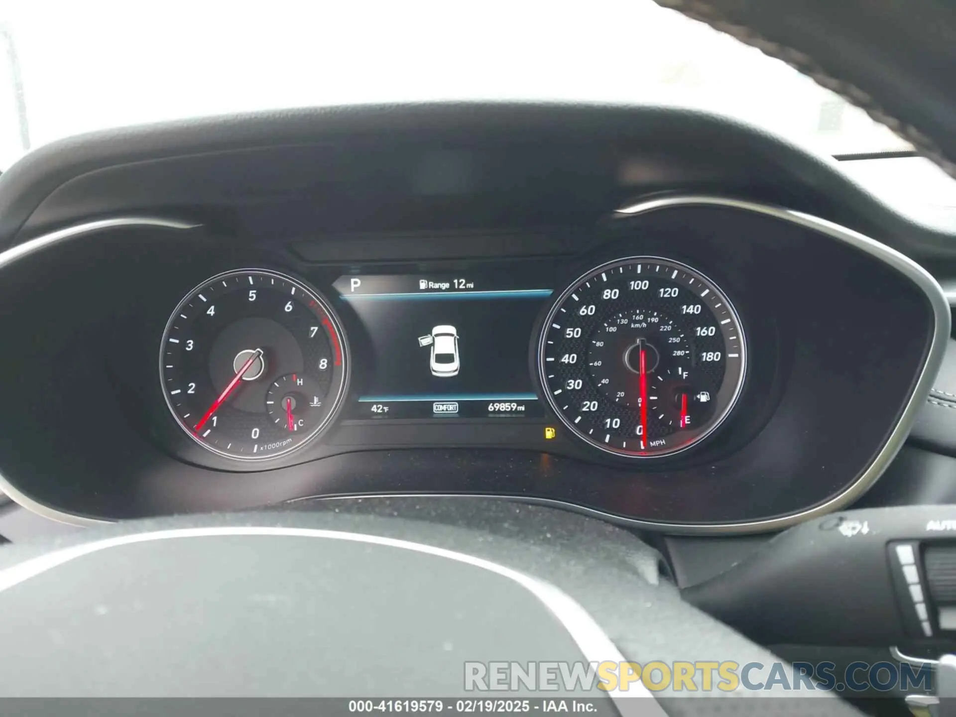 7 fotografías del automóvil dañado KMTG34LEXLU060919 GENESIS G70 2020