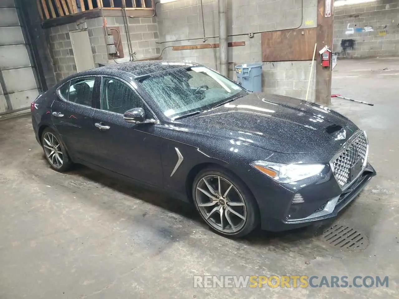 4 fotografías del automóvil dañado KMTG44LA2LU051481 GENESIS G70 2020