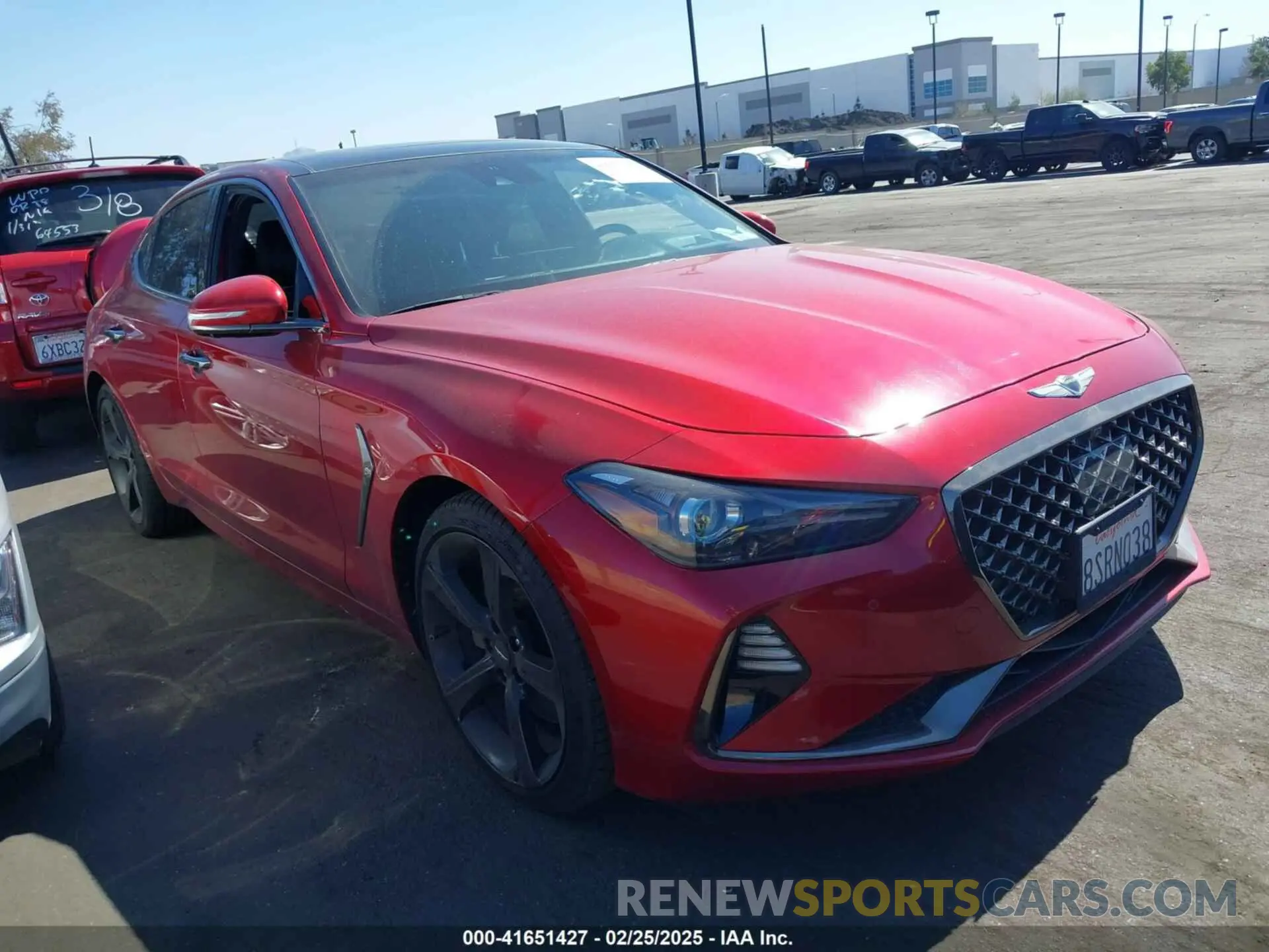 1 fotografías del automóvil dañado KMTG44LA3LU045365 GENESIS G70 2020