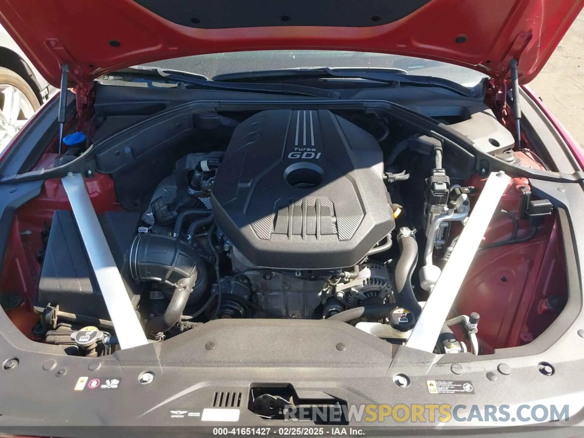 10 fotografías del automóvil dañado KMTG44LA3LU045365 GENESIS G70 2020